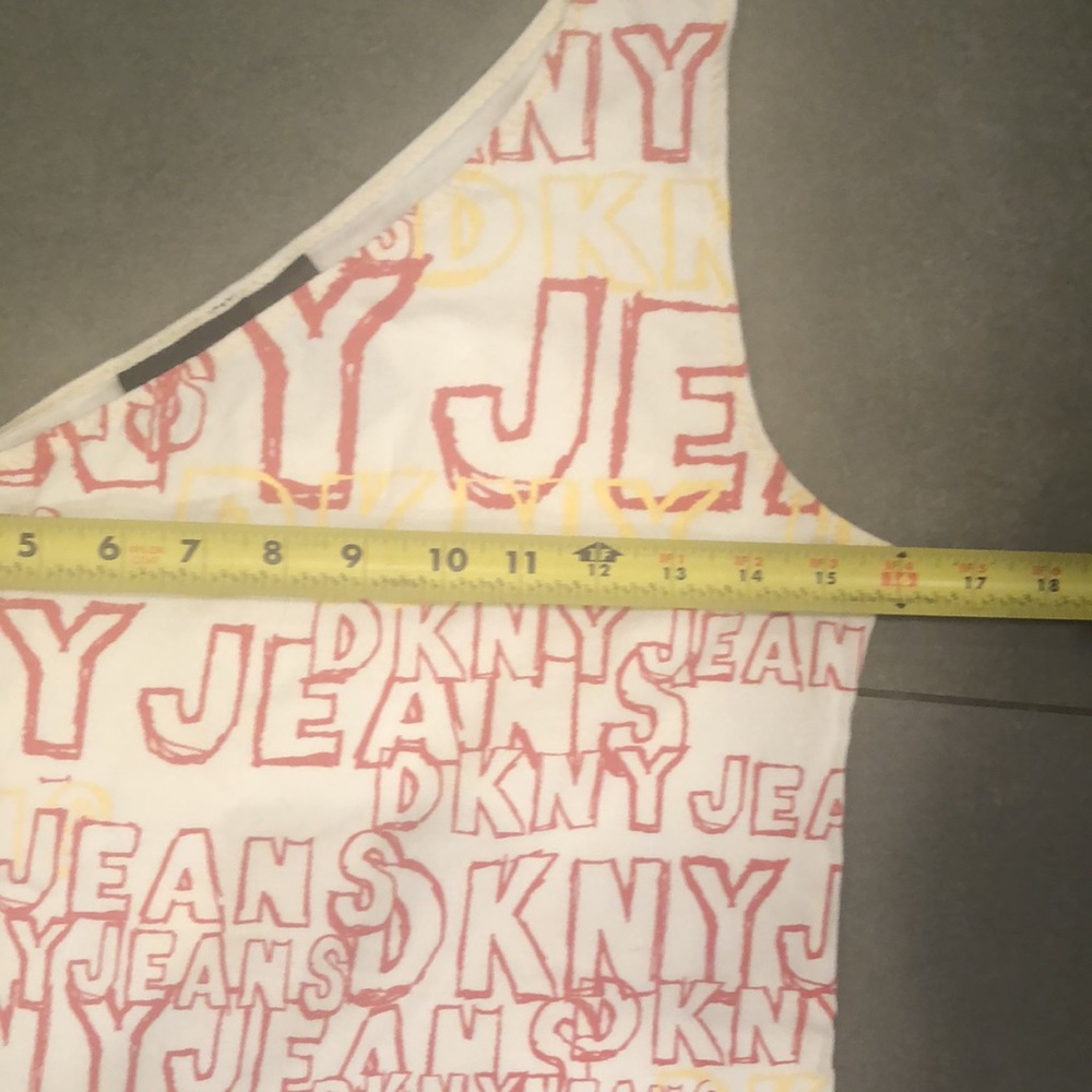 DKNY Jeans One Shoulder Tank Top - Picture 4 of 6